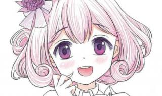 画动漫人物美少女教程