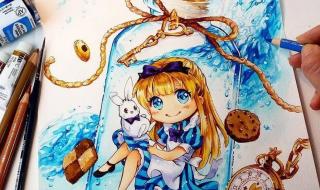 画动漫人物美少女教程